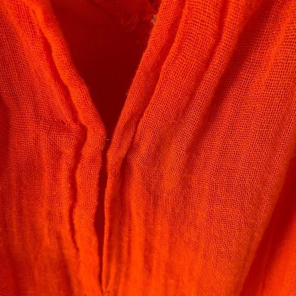 Free People orange tunic dress - Picture 4 of 9